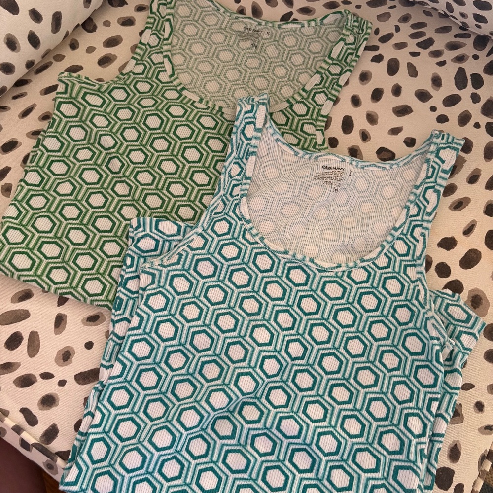 Green haul! Tank top set and dress